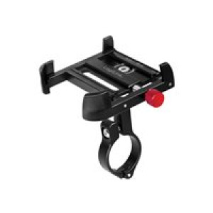 LOGILINK Smartphone Bicycle Holder, rotatable, aluminum, black/red 