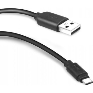 SBS USB Datenkabel mit USB Typ C-Anschluss (1,5 m), schwarz (TEKabelMICROC15K) 