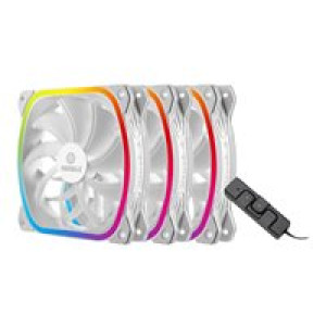  ENERMAX SquA RGB White 3 Pack 120x120 Gehäuse kühler 