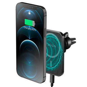 NEVOX Wireless Fast Car Charger 15 Watt (mit MagSafe) schwarz 