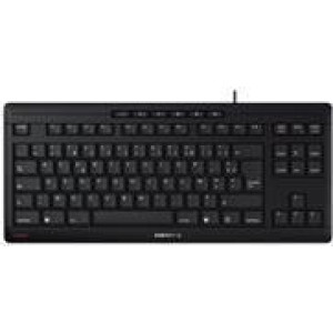  CHERRY TAS STREAM KEYBOARD TKL Corded SL-Layout schwarz Tastaturen 