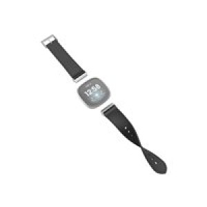 HAMA - Tragriemen (Handgelenk) für Aktivitätsmesser - Schwarz - für Fitbit Sense, Versa 3 (00086236) 