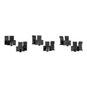 REALWEAR MSA Front Brim Top Mount Clips - Right Eye User 3 Pairs HMT-1 Navigator 500 Series 