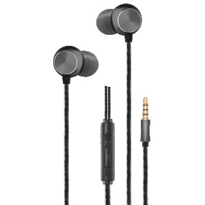 2GO In-Ear Stereo-Headset "Deluxe" - schwarz / anthrazit 