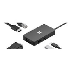 MICROSOFT USB-C Travel Hub - Dockingstation - USB-C ( 1E4-00003 ) 