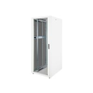 DIGITUS 42HE Netzwerkschrank 19" Grau Glastür 800x1000mm 