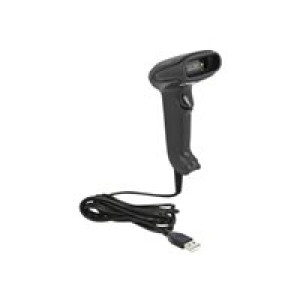 DELOCK USB Barcode Scanner 1D und 2D mit Anschlusskabel - German Version 