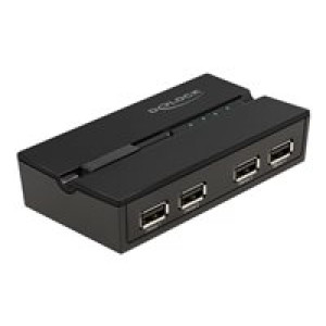 DELOCK USB 2.0 Switch für 4 PC an 4 Geräte 
