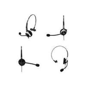 GEQUDIO Headset 1-Ohr mit 3,5mm Klinke 
