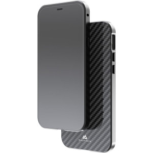 BLACK ROCK Cover 360° Glass für Apple iPhone 12/12 Pro, Real Carbon (00217714) 