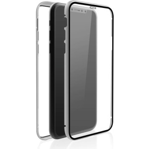 BLACK ROCK Cover 360° Glass für Apple iPhone 11, Silber (00187009) 