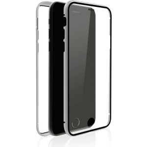 BLACK ROCK Cover 360° Glass für Apple iPhone 7/8/SE 2020, Silber (00184774) 