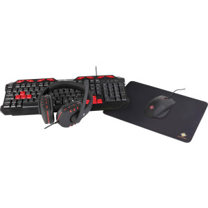 DELTACO GAMING GAM-023DE Gaming On Ear Headset kabelgebunden Stereo Schwarz 