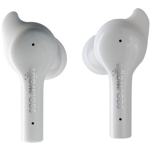 BOOMPODS LTD. Boompods Bassline GO In Ear Kopfhörer Bluetooth® Weiß Headset, Lautstärkeregelung, Sch 
