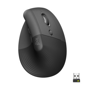  LOGITECH Lift Ergonomic Wireless Mouse black retail Mäuse 