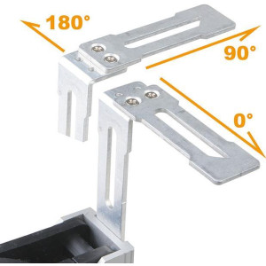  TITAN TTC-SC09TZ (B) Einbau-Lüfter 2x 120x120x25mm Zubehör 