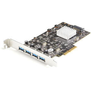 STARTECH.COM 4-Port USB 3.2 Gen 2 PCIe Karte - USB-A SuperSpeed 10Gbit/s PCI Express 3.0 x2 Host-Con 