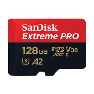  SANDISK Extreme Pro 128 GB microSDXC Speicherkarte (200 MB/s,A2,Class10,U3,V30)  