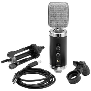 MONACOR IMG Stageline Kleinmembran-Kondensator-Mikrofon USB HOMEX-1 