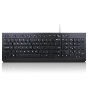  LENOVO Essential Wired Keyboard (Black) - US Euro103P Tastaturen 