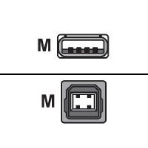 Zebra KIT USB CABLE 6IN A TO B 