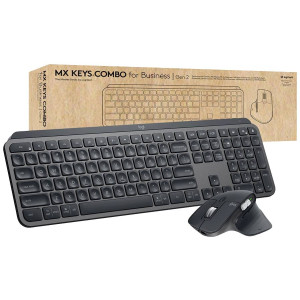  LOGITECH MX Keys Combo Bus Gen 2 Graphite DE Tastaturen 