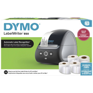 DYMO LabelWriter 550 Value Pack mit 4 LW-Rollen 