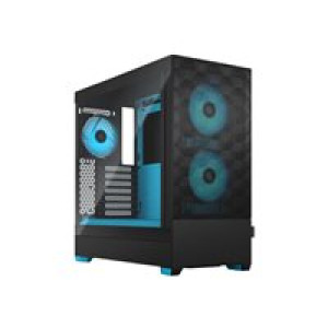 FRACTAL DESIGN Pop Air RGB Cyan Core TG Clear Tint 