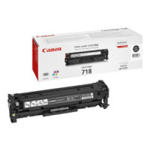 CANON 718 Black Schwarz Tonerpatrone 