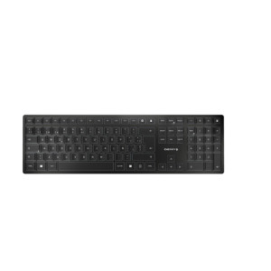  CHERRY TAS KW 9100 SLIM Wireless ES-Layout schwarz/silber Tastaturen 