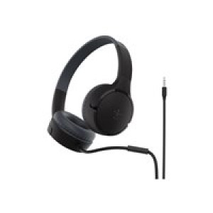 BELKIN Soundform Mini On-Ear sw. Kinder Kopfh. Kabel   AUD004btBK 