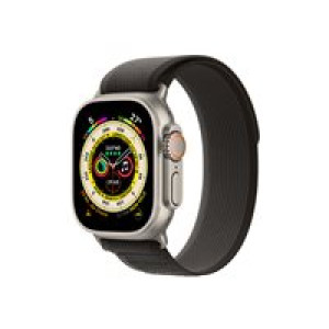 APPLE Watch Ultra GPS + Cellular 49mm Titanium Case with Black/Gray Trail Loop - M/L 