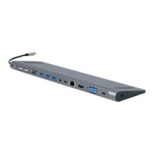 GEMBIRD USB Typ-C 9-in-1 Kombi Adapter spacegrau 