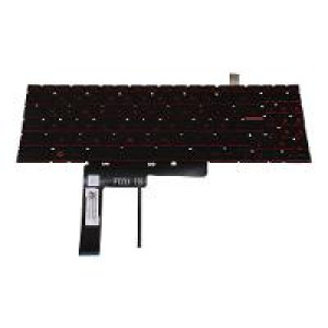  MSI Tastatur DE (deutsch) schwarz mit Backlight für MSI Katana GF76 12UE Tastaturen 