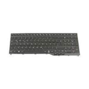  FUJITSU Tastatur DE (deutsch) schwarz/grau ohne Backlight für Fujitsu Lifebook E4511 Tastaturen 