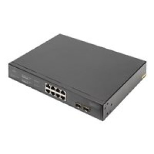  DIGITUS KVM Switch 8-Port 4K 2xSFP 8xPort schwarz  