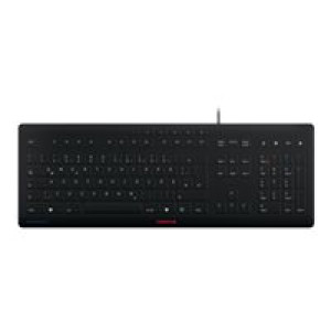  CHERRY TAS STREAM PROTECT KEYBOARD Corded FR-Layout schwarz Tastaturen 