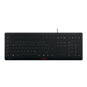  CHERRY TAS STREAM PROTECT KEYBOARD Corded BE-Layout schwarz Tastaturen 