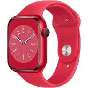 APPLE Watch S8 Alu 45mm Red (Sportband Red)              LTE iOS 