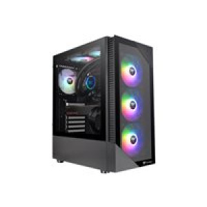 THERMALTAKE View 200 TG Midi Tower  "ARGB"         Black retail 