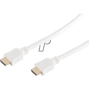 SCONN HDMI A-Stecker auf HDMI A-Stecker 10,0 m weiss 