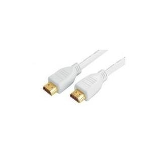 SCONN HDMI A-Stecker auf HDMI A-Stecker 3,0 m weiss 