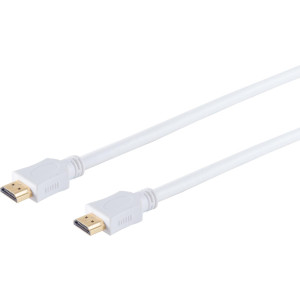 SCONN HDMI A-Stecker auf HDMI A-Stecker 1,5 m weiss 