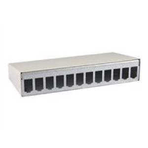 METZ CONNECT GMBH BTR E-DAT Modul 12er 130861-1202-E AP Gehäuse RW RAL9010 unbestückt 