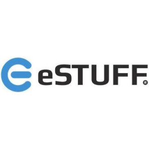 ESTUFF - Hintere Abdeckung für Mobiltelefon - Silikon - Schwarz - für Samsung Galaxy S21 FE 5G (ES67 