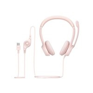 LOGITECH H390 USB Computer Headset - ROSE - EMEA-914 
