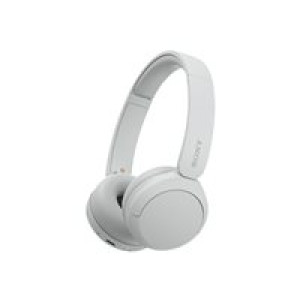 SONY WH-CH520 Kabellose Bluetooth-Kopfhörer, weiß bis zu 50 Stunden Akkulaufzeit mit Schnellladefunk 