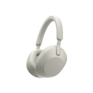 SONY WH-1000XM5S Bluetooth Noise Cancelling Kopfhörer mit Mikrofon, silber 30h Akku, Touch Sensor, H 