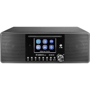 ALBRECHT DR 895 CD, DAB+/UKW/Internet/CD, Schwarz 4" Farbdisplay, Stereo, Spotify, USB, Podcast, App 