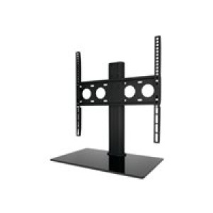  TECHNISAT 2021/2787 Universal TV-Tischfuß mit Glasboden, 32 bis 55 Zoll  